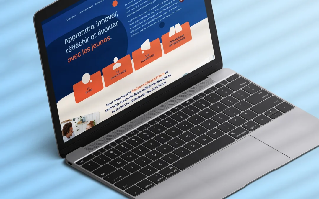 Création de l’image de marque et du site web de Projet AIRE